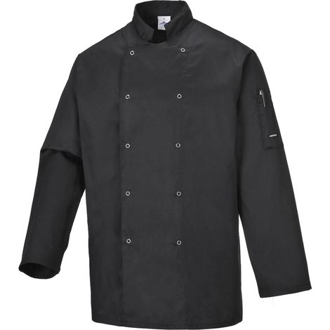 Portwest Kochjacke in Schwarz Gr. XXL (1/2)