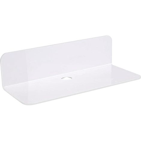 Support Mural Flottant En Acrylique - Auto-Adhésif Réutilisable - Pour Enceinte Connectée Figurine Jeu Vidéo - 22,4 x 6,1 cm - 1 Pièce (1/5)