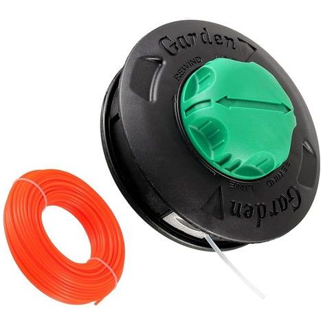 Universelle Ersatzspule für Trimmerfaden, M10 x 1,25 Linksgewinde, für automatische Freischneider mit 30 m x 2,4 mm Faden (1/5)