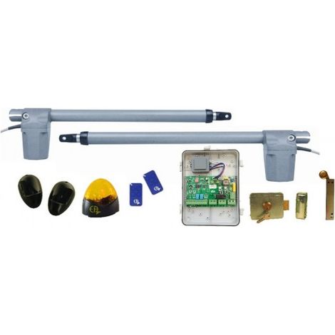 Kit Motorisation Portail Battant EA CONFORT Réversible R420 - 3 m 150 kg maxi par battant, Course 430 mm, 230 V, 16 cycles par jour (1/5)