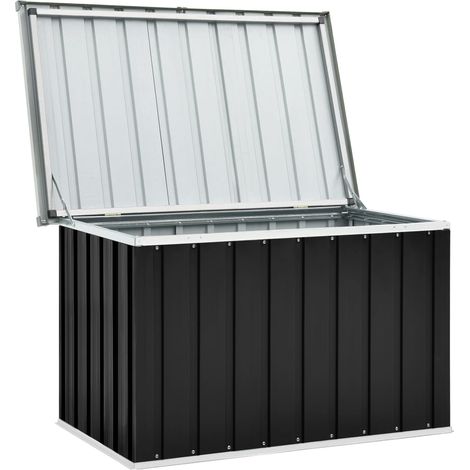 Cassetta portaoggetti per mobili da giardino antracite 109 x 67 x 65 cm 020013057