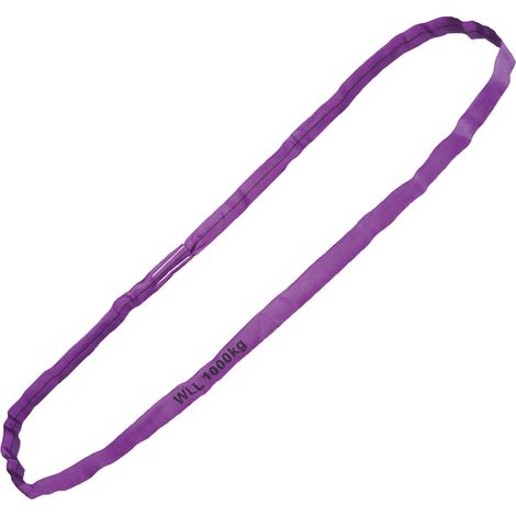 Gr .2 Meter RUNDSCHLINGE, WLL 1000 kg, VIOLETT violett roundsling, WLL 1000 kg (1/2)