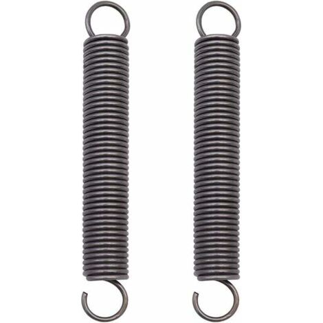 ressorts de tension allongés en acier comprimé avec double crochet – dimensions : 2 x 18 x 150 mm (1/4)