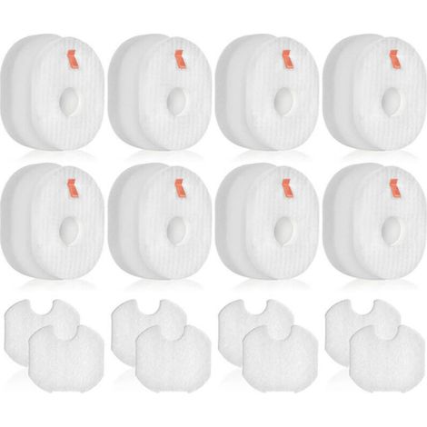 Replacement filter for Shark Rocket vacuum cleaners HV301, HV300, HV292, HV300W, HV302, HV305, HV310, UV540, CS100, kit of 4 foam filters, felt and post-filters, replacement part XFFV300 (1/4)