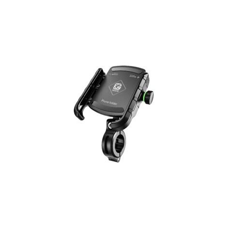 Support téléphone vélo universel avec rotation 360° – Fixation guidon robuste – Compatible smartphones 3,5''-7,0'' – Alliage d'aluminium (1/5)