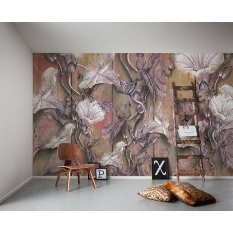 Papier peint panoramique classique Bloomin (1/4)