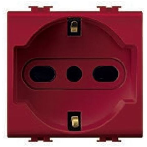Presa Ita/Ted Trivalente Sic.Easy2P+T10/16A R (Elettrocanali Cod. Ecse8040R)