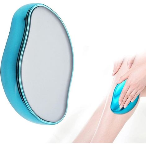Épilateur à poils Blue Crystal - Épilation et exfoliation de la peau rapides et indolores (1/3)
