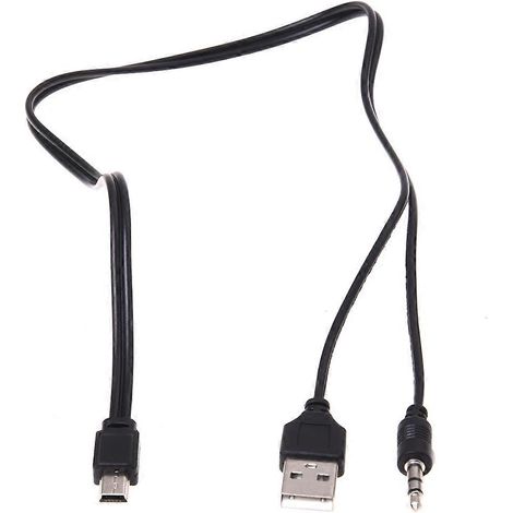 Câble audio pour haut-parleur Aux 2.0 mâle 5 broches de 5 mm (1/5)