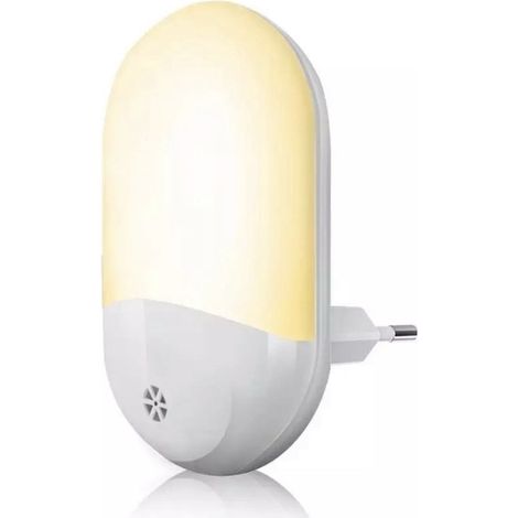 Lampe de nuit veilleuse adultes capteur de lumière - Prise - dimmable - veilleuse enfants - LED - dernière génération (1/5)