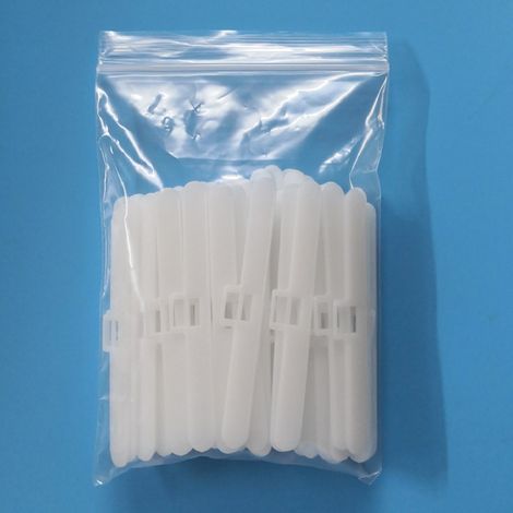 Les stores verticaux et les stores vénitiens sont des accessoires fragiles. Lamelles de rideaux en plastique à double crochet de 89 mm, lot de 50.