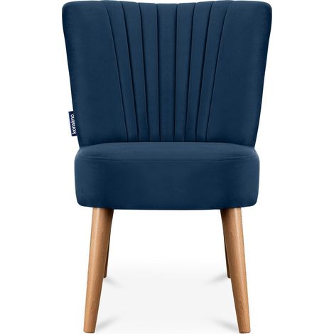 KONSIMO DUCO Einzelsessel, Marineblau/Eiche Dekor (1/5)