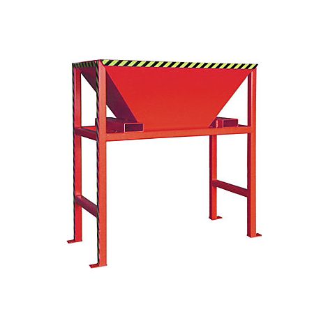 Bauer Befülltrichter BTS, lackiert, Feuerrot