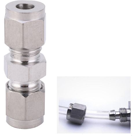 Raccord de tuyau d'air droit en acier inoxydable 304, raccord pneumatique 4 mm/6 mm/8 mm/10 mm/12 mm/8 mm (1/5)