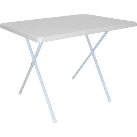 Tavolino pieghevole 79x59x61 cm da esterno con struttura in acciaio