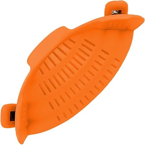 Passoire en silicone - Lazozo - Large ouverture égouttage rapide - Silicone résistant chaud anti-dérapant - Égouttage rapide (1/4)