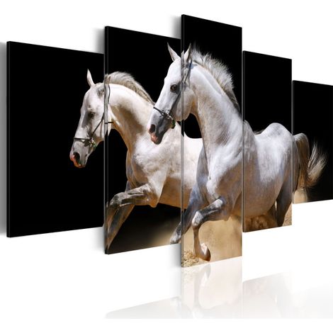 Tableau Imprimé "Galop Liberté & énergie" 50 x 100 cm (1/2)