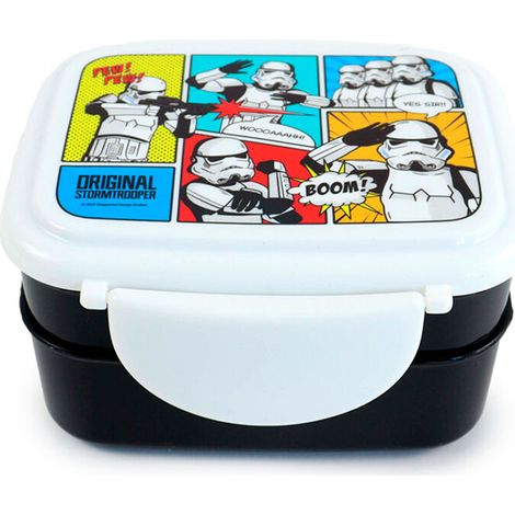 Sandwichera + cubiertos Soldado Imperial Stormtrooper Star Wars