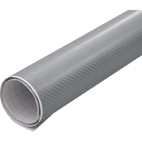 Films 4D de voiture 2 pcs Argenté 100x150 cm