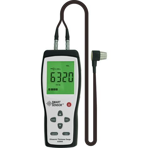 Jauge d'épaisseur à ultrasons numérique – Plage de mesure 1,2 à 225 mm – Calibration automatique – Pour matériaux variés (1/5)