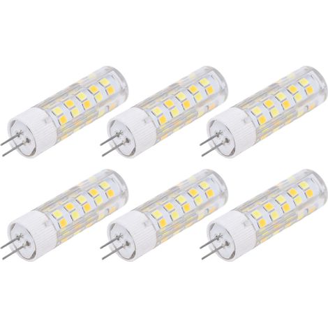 Stück G4-Glühbirnen, 3 Lichtfarben, 220 V, kleine Decken- und Wandlampenbirnen für Zuhause und Büro, G4, 7 W, 64 LEDs (1/5)