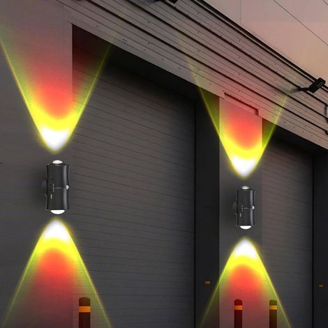 FLITI 4-Pack Rechargeable LED Night Lights with Motion Detection, 7 Magnetic Colors, 110° Angle, for Stairs, Hallway, Bedroom, Black (1/5)