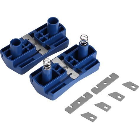 Machine De Chant Manuel - Outil Menuiserie Pour Bandes Pvc Et Plastique - Épaisseur Max 0.5mm - Largeur 12-60mm - Avec 2 Jeux De Lames (1/5)