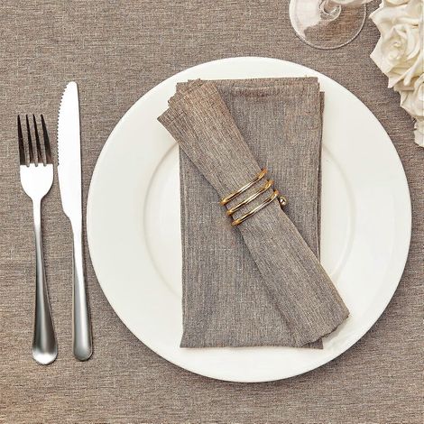Serviette de table unie – avec franges et coton épais – pour restaurant (1/3)