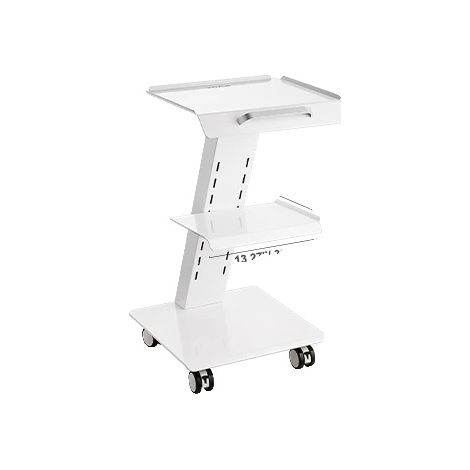 Chariot de laboratoire, design à 3 niveaux, roulettes verrouillables, K-SH001 (1/2)