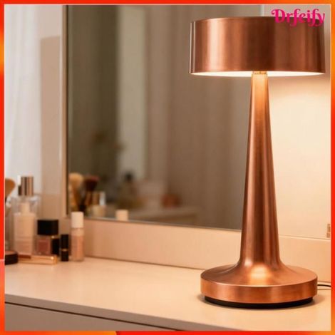 Lampe à barre en forme d'haltère - - Type C - Or rose - Rechargeable USB - Interrupteur tactile (1/5)