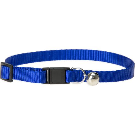 K Art Sportiv Plus Cat Collar, 10 mmx30 cm campanello, blu