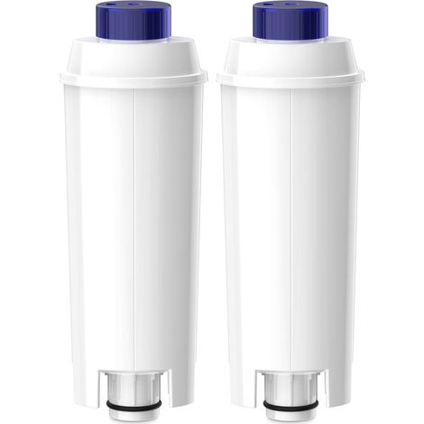 Wasserfilter für Delonghi Kaffeemaschinen, enthärten Wasser, reduzieren Kalkablagerungen (2 Stück)
