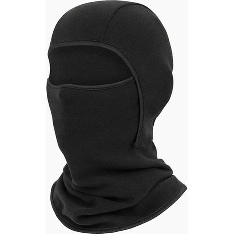 Masque de ski - Accessoires de ski - Cagoule coupe-vent pour l'extérieur - Masque pour sports d'hiver - Tour de cou chaud - Unisexe - Noir - Taille adulte (1/5)
