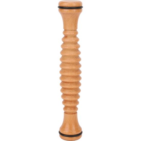 Rouleau de massage des pieds en bois Théacée - Outil relaxant anti-stress pour pieds fatigués (1/5)