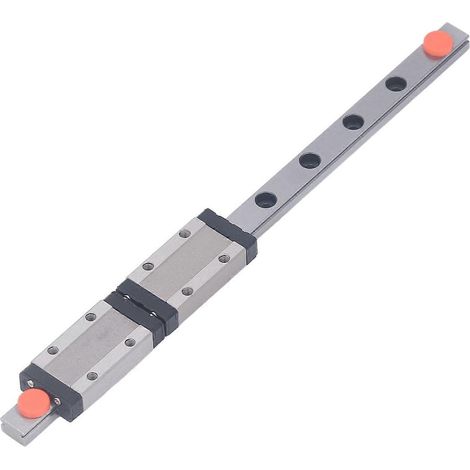 Rail de guidage linéaire de 200 mm, rail de guidage coulissant avec 2 blocs MGN9H pour imprimantes 3D et machines CNC