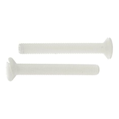 Vis à tête Fraisée fendue, Nylon, M3, 25mm ( Prix pour Sachet de 100 )