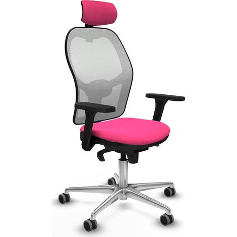 Sedia piqueras y crespo Jorquera bianco alluminio comoda