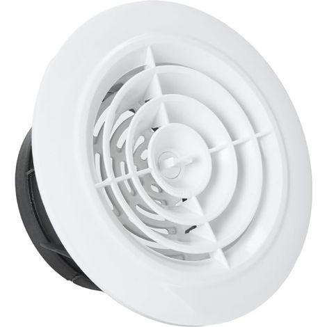 Grille d'aération rotative, grille d'aération d'échappement, ventilation, accessoires de ventilation tourbillonnante, sortie du système d'air frais (1/5)