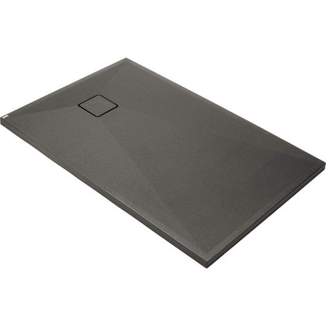 Deante Granit-Duschwanne anthrazit metallic 120x70 cm
