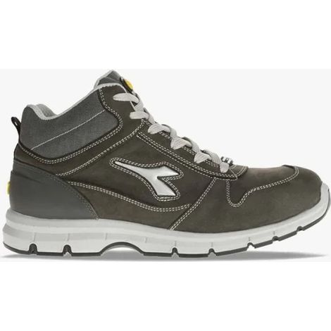 SCARPE ANTINFORTUNISTICHE ALTE DIADORA UTILITY RUN HI GRIGIO CASTELL CASTLE ROCK (1/5)