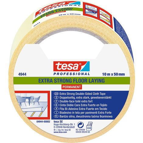 tesa EXTRA STRONG 04944-00002-11 Doppelseitiges Klebeband tesafix® 4944 Weiß (L x B) 10 m x 50 mm 1