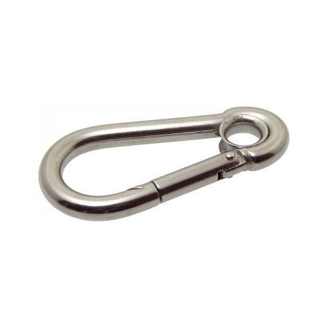 Mousqueton à oeil Inox A4 Diamètre 6-1 pièce