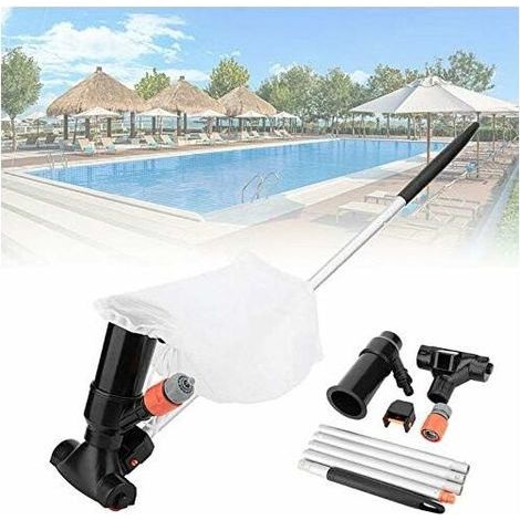 Nettoyeur de piscine portable, aspirateur sousmarin, 5 pièces, connecteur d'aspiration, outil de nettoyage portable amovible (1/5)