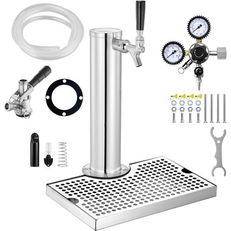 Mophorn Kegerator-Turm-Bausatz – Die perfekte Lösung zum Bierausschank zu Hause. Dieses Mophorn Kegerator Tower Kit wurde entwickelt, um das Barerlebnis nach Hause zu bringen. (1/5)