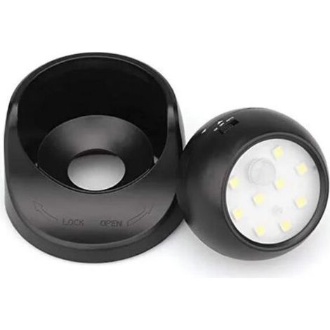 Lampe de détection créative à 360 degrés pour la maison Lampe de détection intelligente à LED pour l'intérieur et l'extérieur-1pc (1/4)