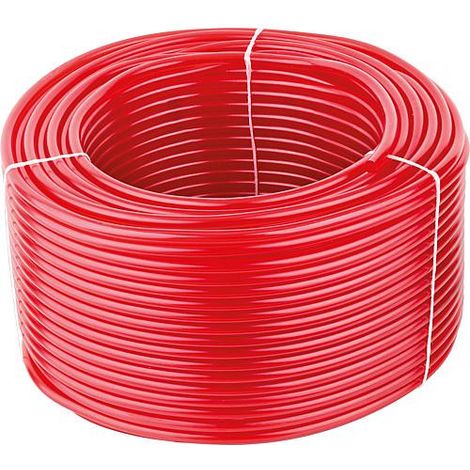 Tuyau rouge PVC (anneau a 100 m) utilisation comme conduite de mesure Detecteur de fuite - vacuum