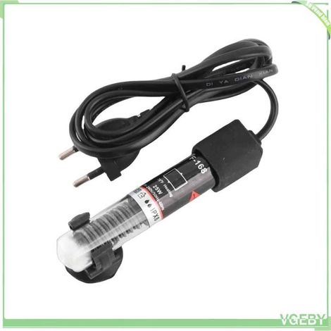 chauffage d'aquarium - FAFEICY - EU-25W - Submersible - Thermostat auto 78°F - Quartz 12,5 cm (1/5)