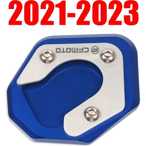(B Bleu) Compatible avec les accessoires de moto CFMOTO CF 800MT MT800 MT 800 MT : béquille latérale, extension, plaque de support, pièces maxpower (1/4)