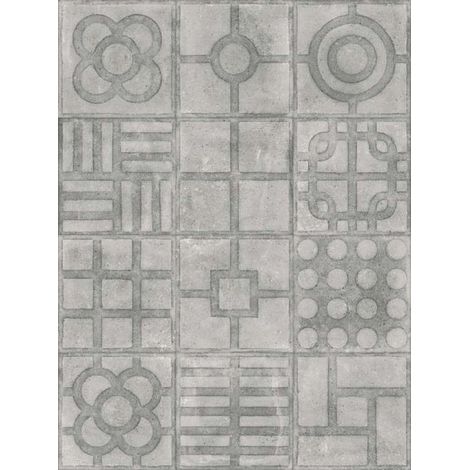 Carrelage sol / mur effet ciment 20x20 cm WORLD STREETS PAULISTA CEMENTO (vendu par boite de 1m2) (1/3)