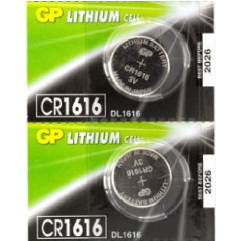 .GP CR1616 Blister de deux piles .
.
.